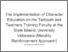 [thumbnail of This research aimed to investigate (1) the implementation of character education in a Tarbiyah and Teachers Training Faculty, State Islamic University (henceforth, FTK UIN), (2) moral reinforcement of the students in the faculty, and (3) the implementatio]